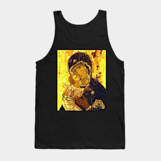 Our Lady Virgin Mary icon 3 Vladimir Tank Top